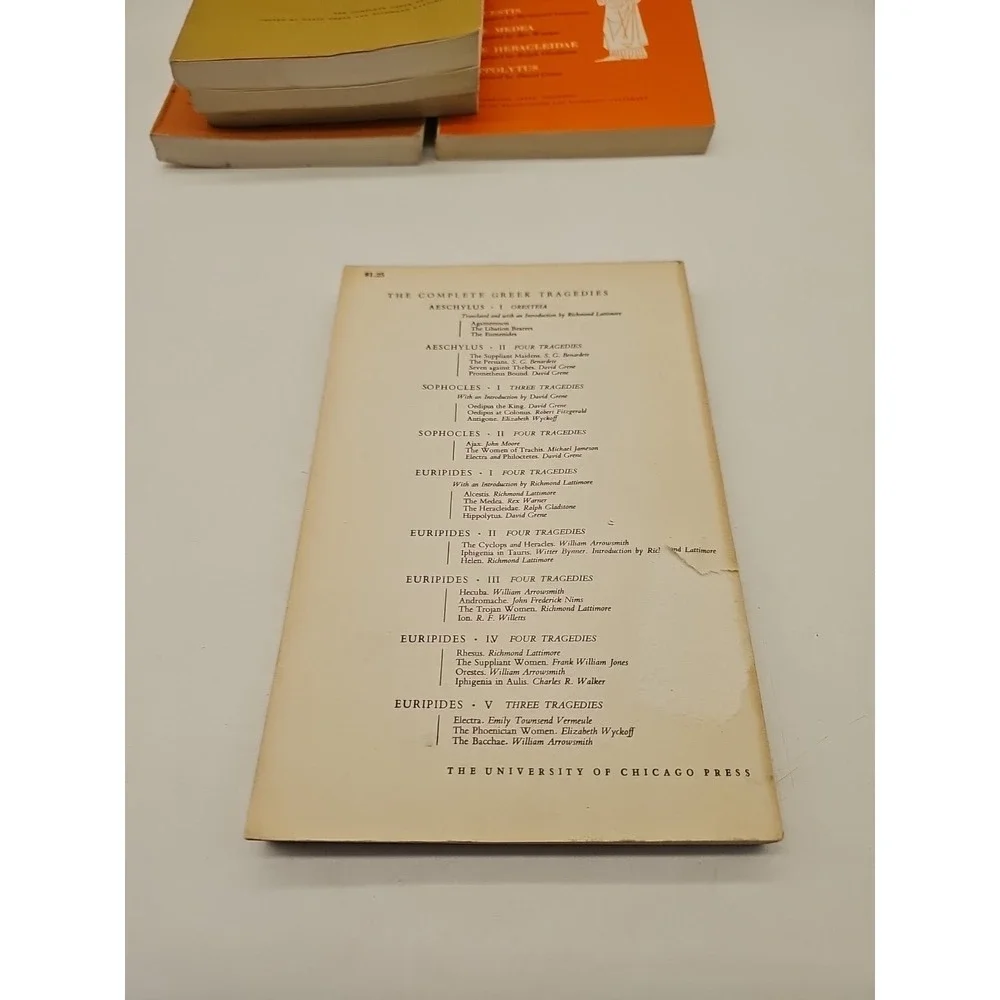 King Oedipus,‎ Oedipus at Colonus, Antigone by Sophocles (1969, Paperback) 6600C